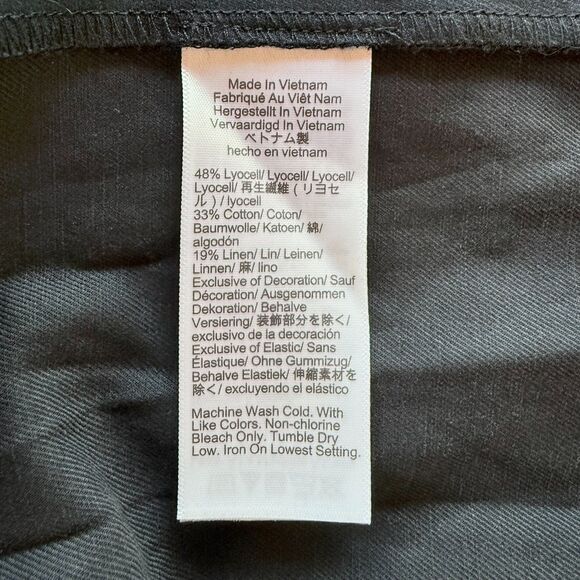 NWT Madewell Women's Seamed Square Neck Midi Dress in Black Size 14 - Picture 11 of 16